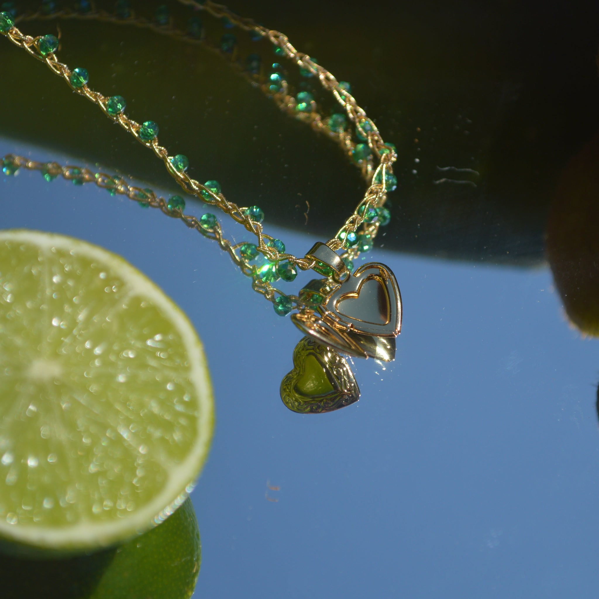 Bead Crochet Necklace  Charmi