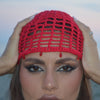 Mesh Crochet Hat – Cherry Drops