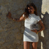 MINI DRESS " Estate" Milk