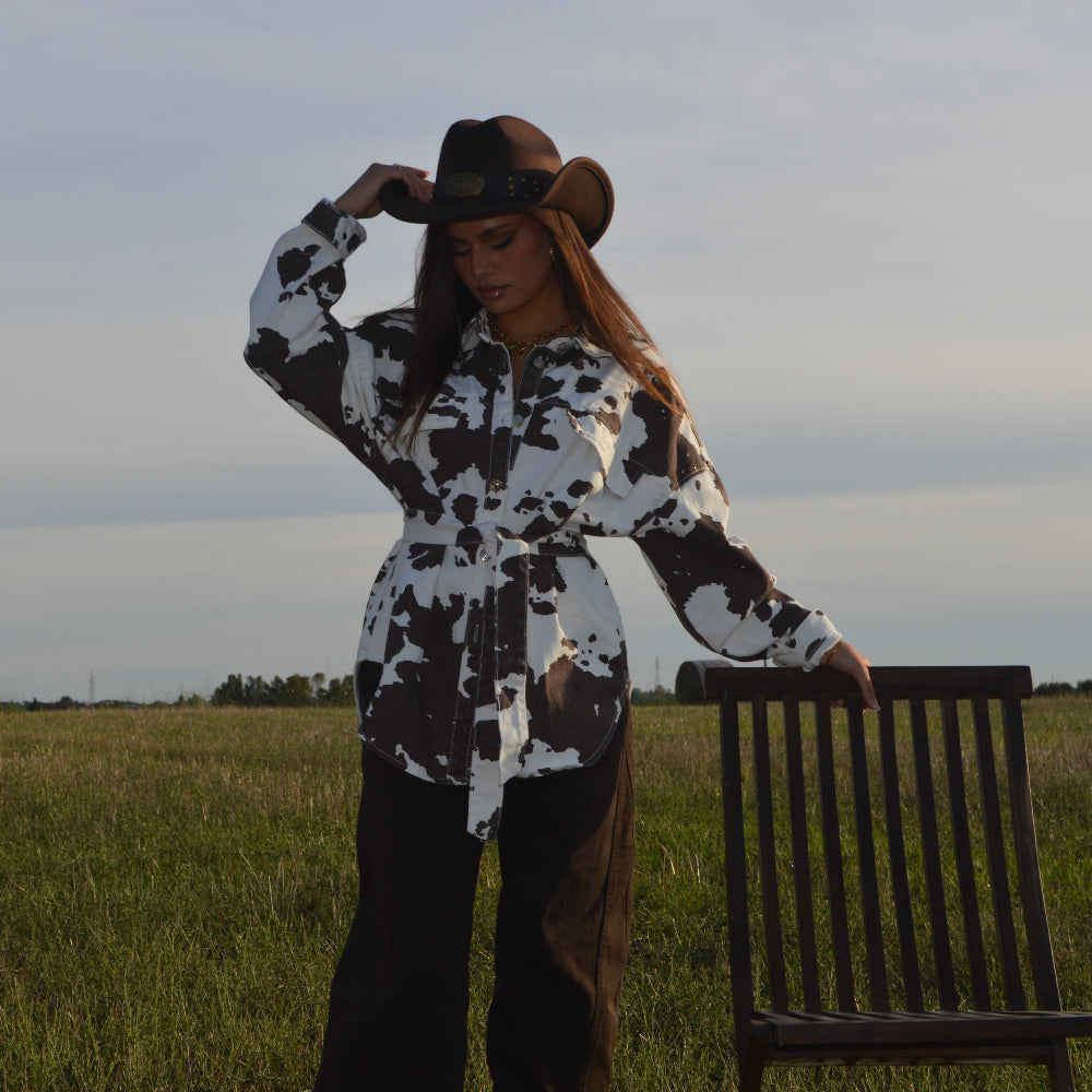 PSYCOW – Giacca Muccata Cowhide