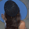 Mesh Crochet Hat – Jet Black