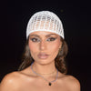 Mesh Crochet Hat –  Ivory