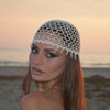 Mesh Crochet Hat –  Vanilla