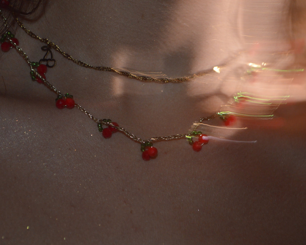 Bead Crochet Necklaces The Cherry On top