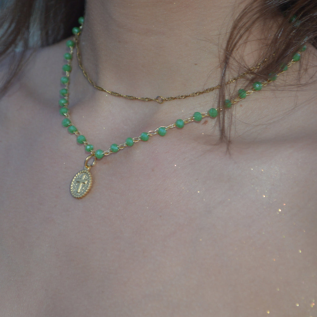 Crochet Necklace Charmi - Luce