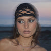 Mesh Crochet Hat –  Black