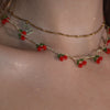 Bead Crochet Necklaces The Cherry On top