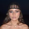 Mesh Crochet Hat –  Noir | Golden Coins