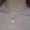 Crochet Necklace Charmi - Crush