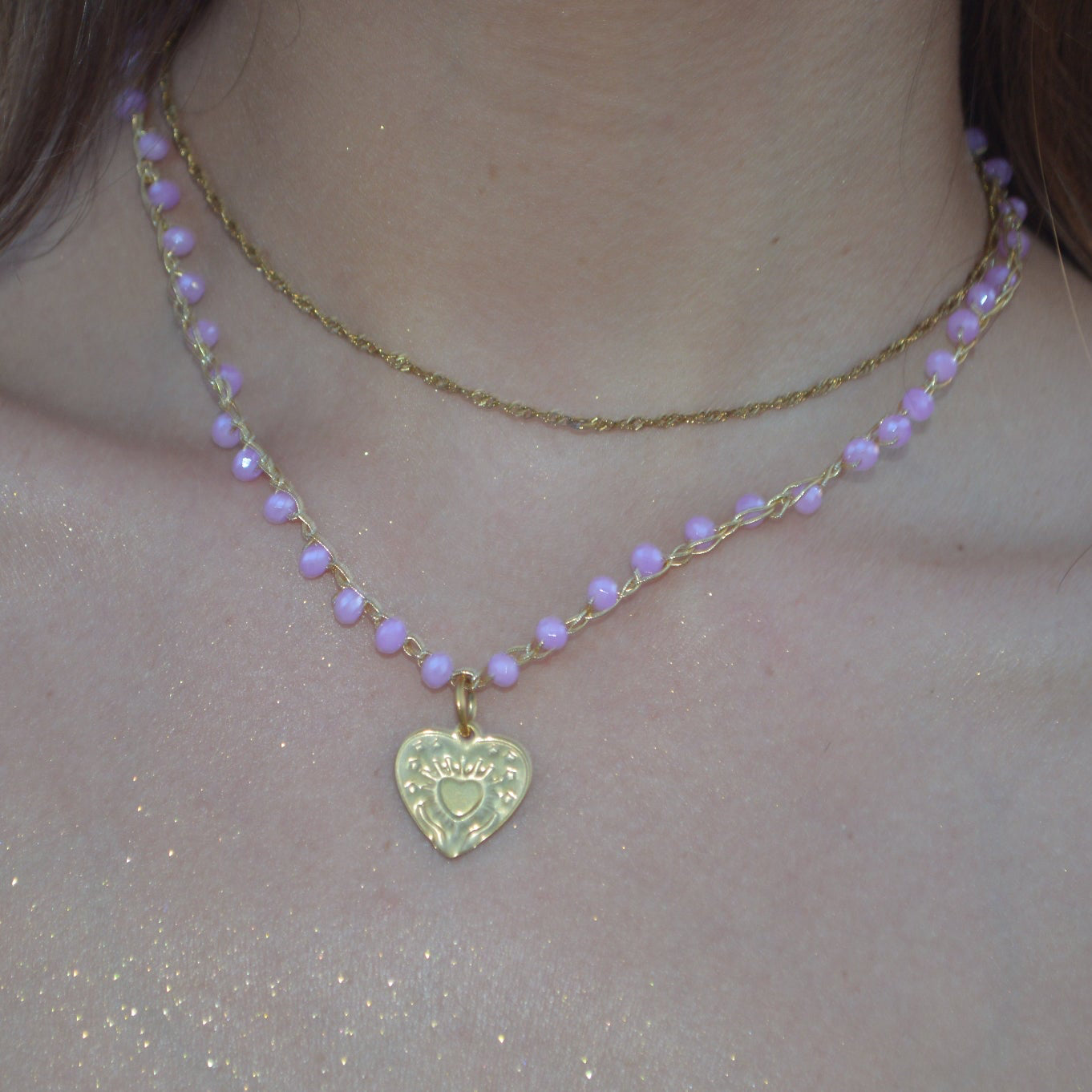 Crochet Necklace Charmi - Crush