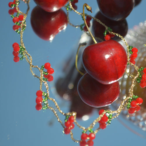 Bead Crochet Necklaces The Cherry On top