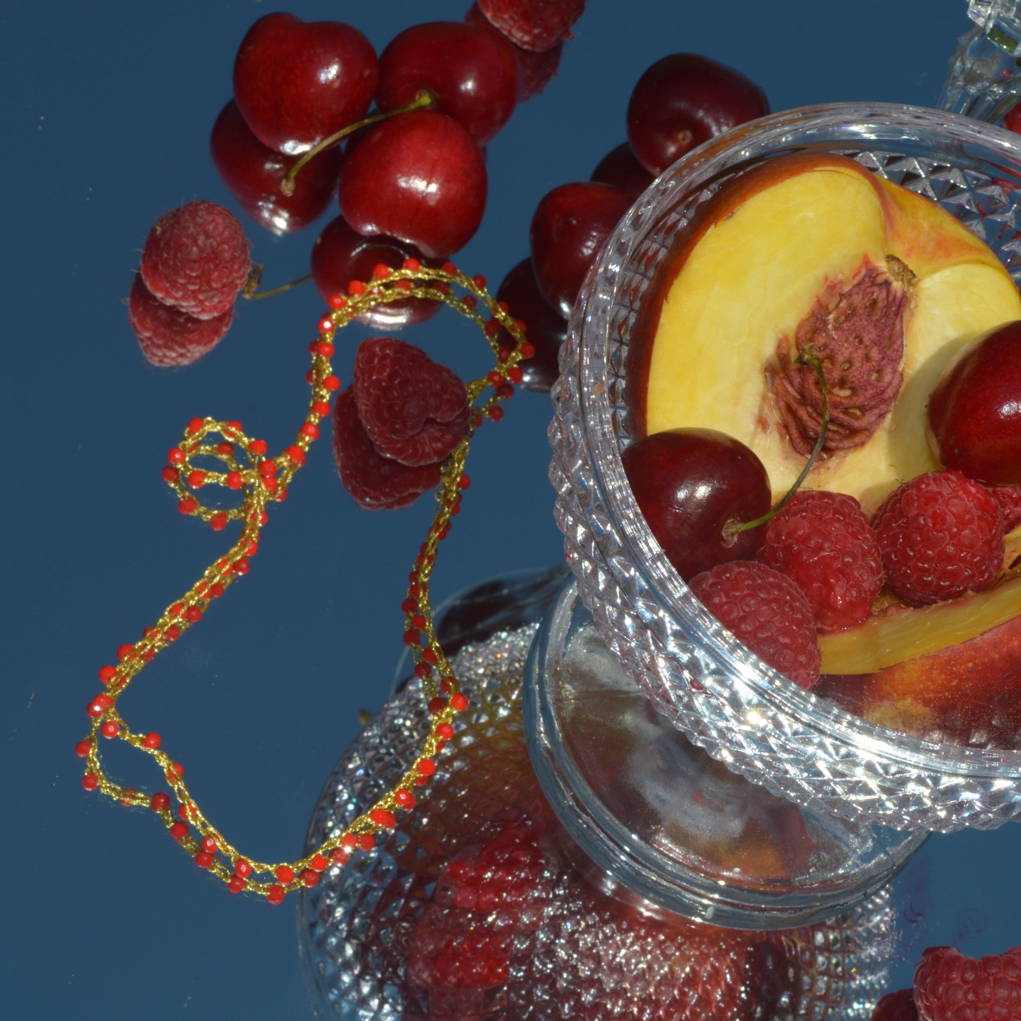 Crochet Necklace Corallo
