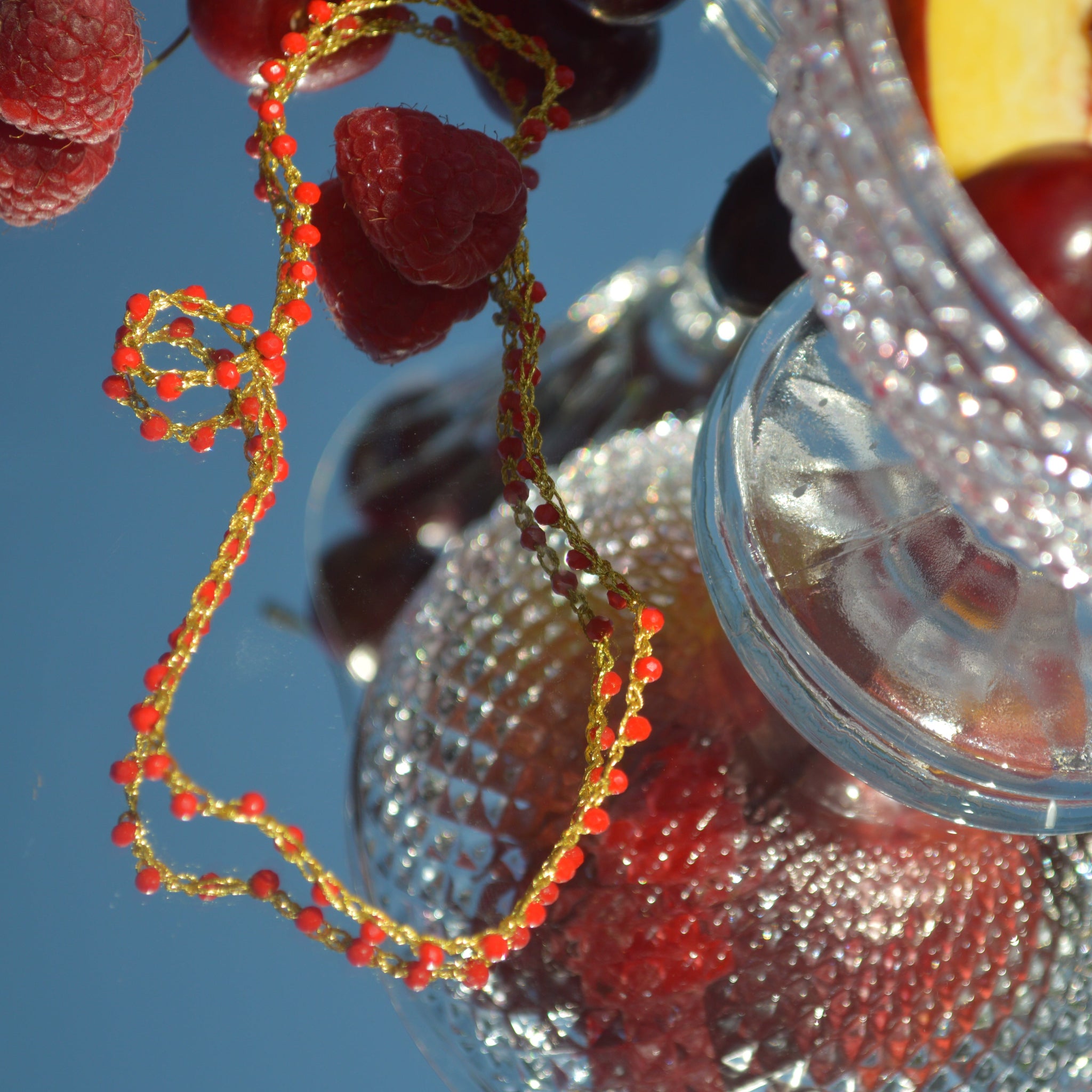 Crochet Necklace Corallo