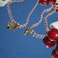 Crochet Necklace Charmi Rosa baby - Anima Mia
