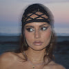 Mesh Crochet Hat –  Black
