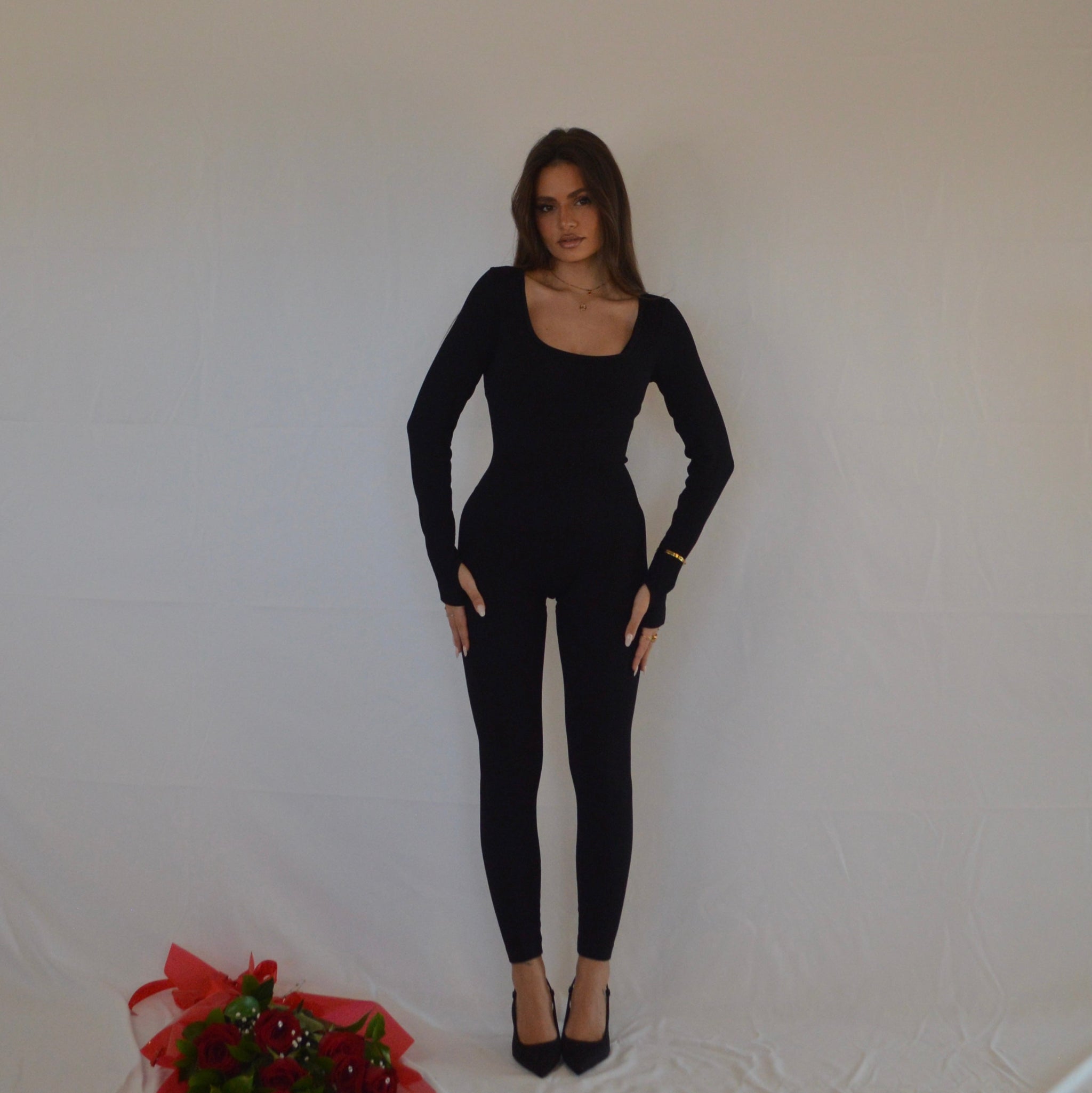 RIBBED JUMPSUIT