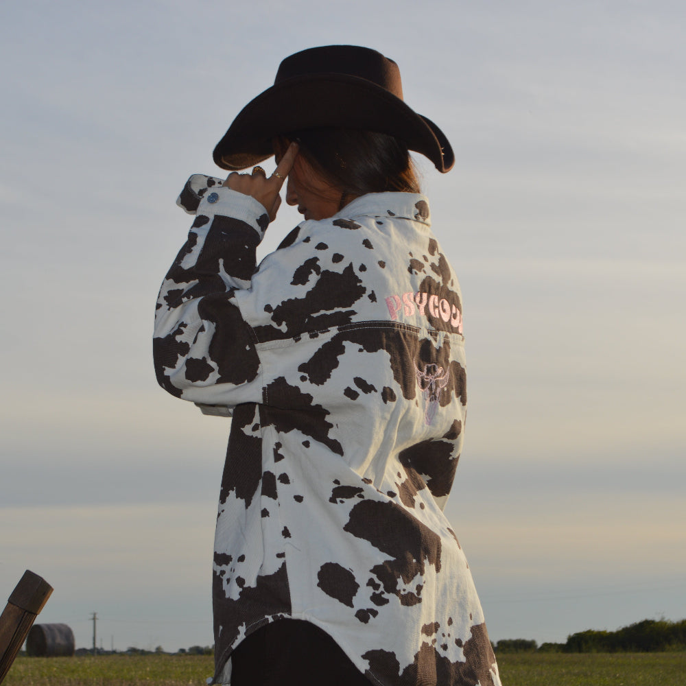 PSYCOW – Giacca Muccata Cowhide