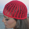 Mesh Crochet Hat – Cherry Drops