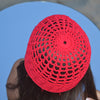 Mesh Crochet Hat – Cherry Drops
