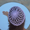 Mesh Crochet Hat – Lavande