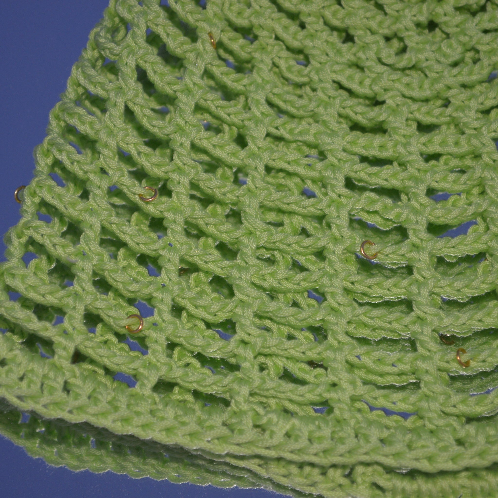 Mesh Crochet Hat – Acid Lime